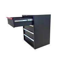 4‐Schubladen Schrank Modul für Schranksystem - 711 x 50