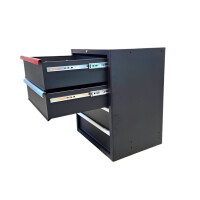4‐Schubladen Schrank Modul für Schranksystem - 711 x 50