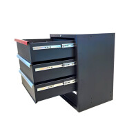 4‐Schubladen Schrank Modul für Schranksystem - 711 x 50