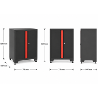 2‐türiger Schrank Modul für Schranksystem - 711 x 